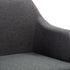 Swen Studio -  Swivel Dining Chairs 6 pcs Dark Grey Fabric (UK/IE/FI/NO only) (6x331499)